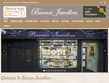 Tablet Screenshot of barnesjewellers.ie